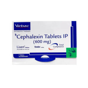 Lixen 600mg Cephalexin tablets – pet antibiotic for dogs