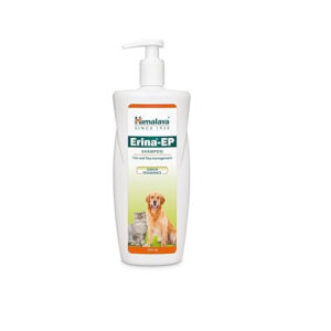Erina-EP Tick & Flea Shampoo 450 ml for pets – Effective solution for tick and flea removal.