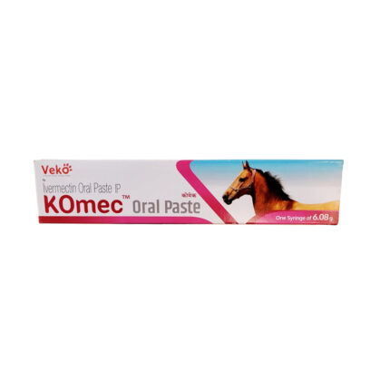 Ivermectin Oral Paste 6.08 g syringe for effective equine parasite control