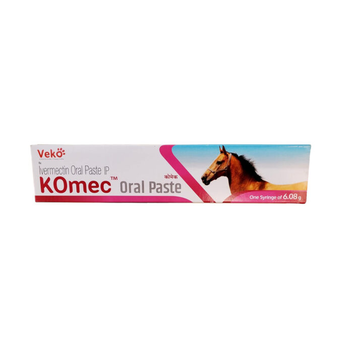 Ivermectin Oral Paste 6.08 g syringe for effective equine parasite control