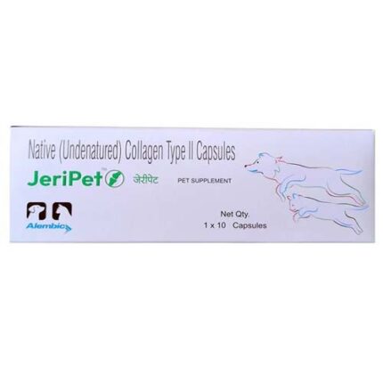 Jeripet Collagen Capsules for dogs used for digestive support and gut health