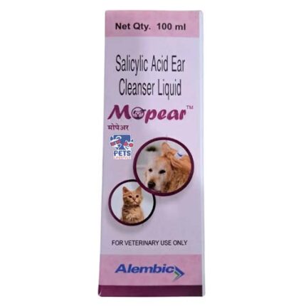 Salicylic Acid Ear Cleanser 100 mL for Pets – Effective ear care solution