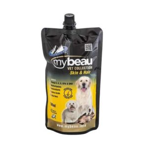 MyBeau Skin & Hair 300 ml Paste for pets – Enhances coat health, reduces shedding, and promotes shiny fur.