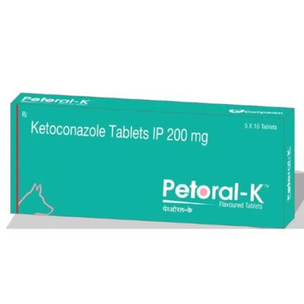 Ketoconazole 200 mg Tablet veterinary tablets for dogs – potassium supplement used to support muscle function and manage hypokalemia in canines.