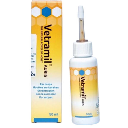 Vetramil Ear Drops 50 mL for pets - Ear infection treatment and ear care for cats and dogs