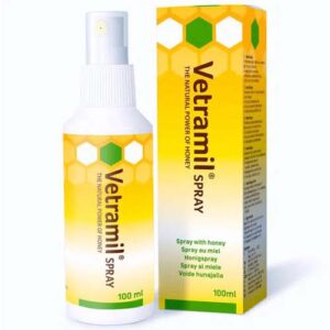 Vetramil Spray 100 ml for pets - Natural wound care and skin healing solution.