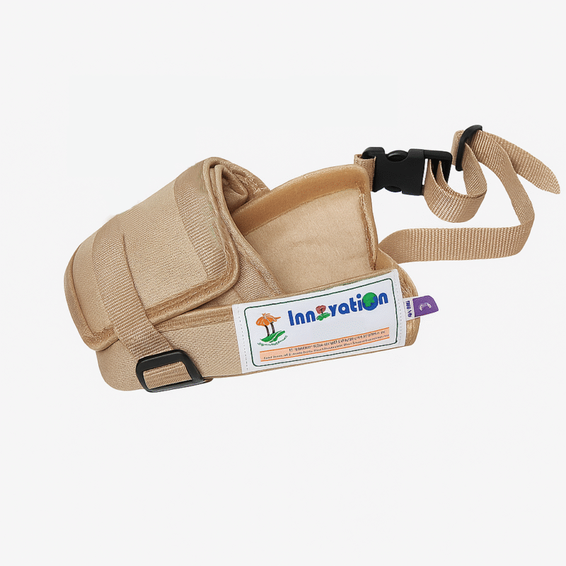 Black nylon adjustable muzzle for medium-sized dog with secure buckle and breathable mesh.