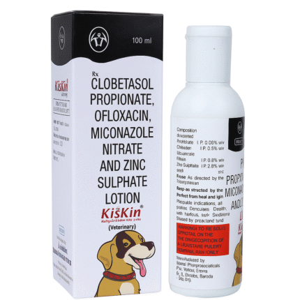 Kiskin Lotion 100 mL for pets - Skin care solution for dogs and cats