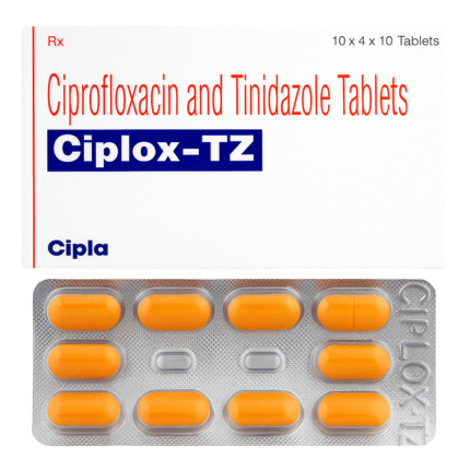Ciprofloxacin and Tinidazole Tablets for Dogs for bacterial and protozoal infections treatment.