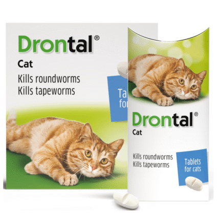 Drontal Tablet for Cats - Deworming medication for cats with effective parasite control