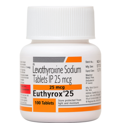Levothyroxine Sodium Tablets 25 mcg for pets – thyroid hormone replacement treatment for dogs and cats.