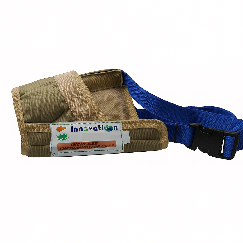 Soft and secure dog muzzle fix for safe training and behavioral control