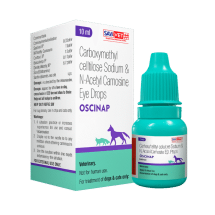 Oscinap Eye Drop 10 mL: Eye drops for cats to relieve irritation and promote eye health.