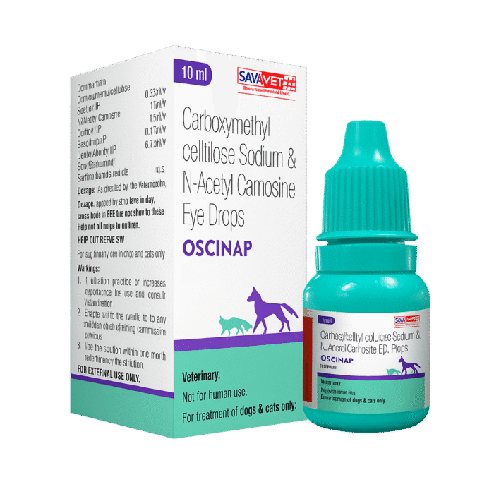 Oscinap Eye Drop 10 mL: Eye drops for cats to relieve irritation and promote eye health.