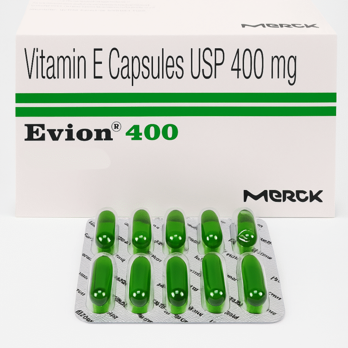 Vitamin E Capsules 400 mg for pets - Supports healthy skin, coat, and immune function.