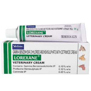 Lorexane Ointment 30g for pets – Antifungal and antibacterial treatment for skin infections, wounds, and irritations