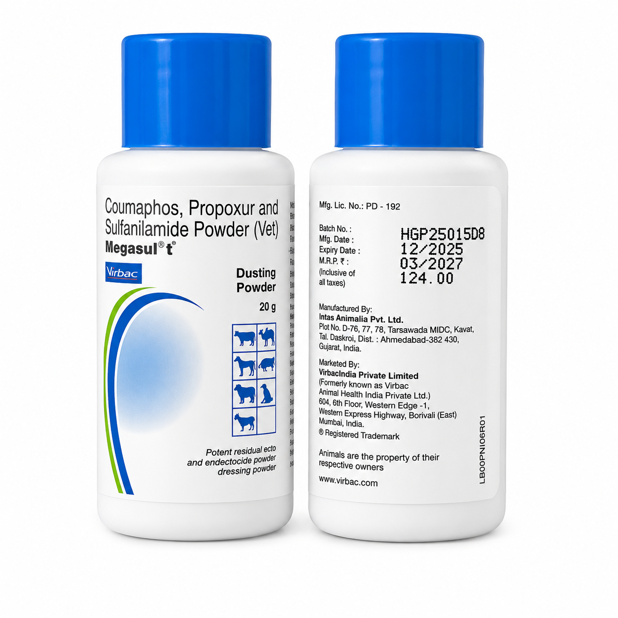 Negasunt Dusting Powder 40g for Horse Wound Dressing Maggot Care Powder
