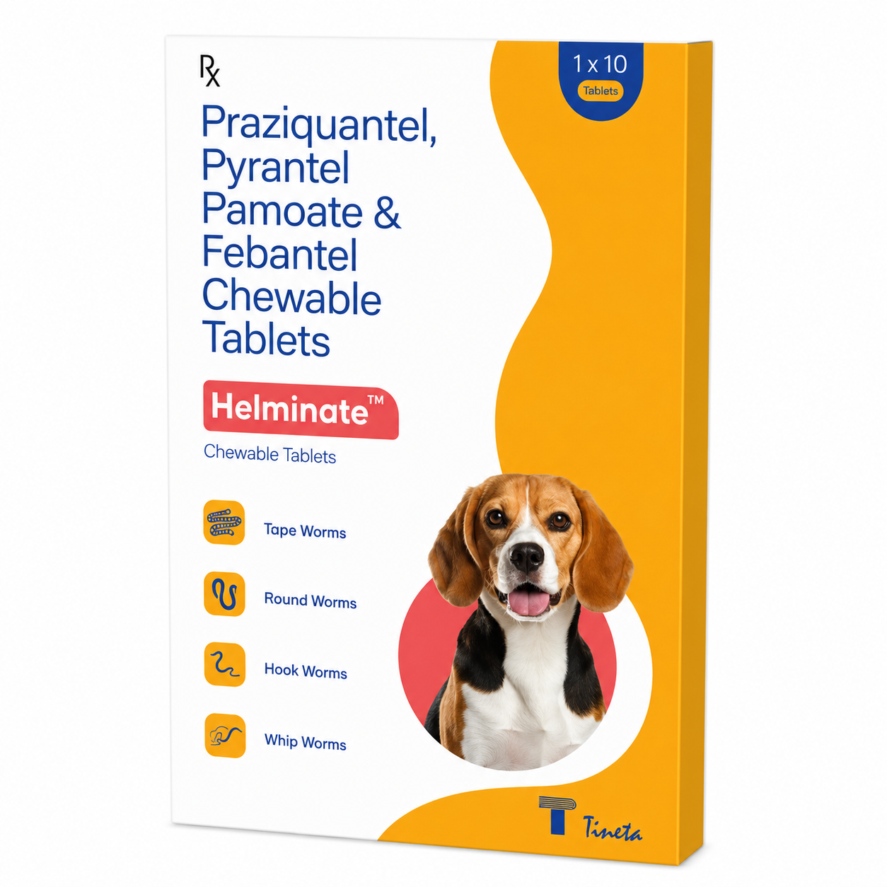 Praziquantel Pyrantel Pamoate & Febantel Chewable Tablet